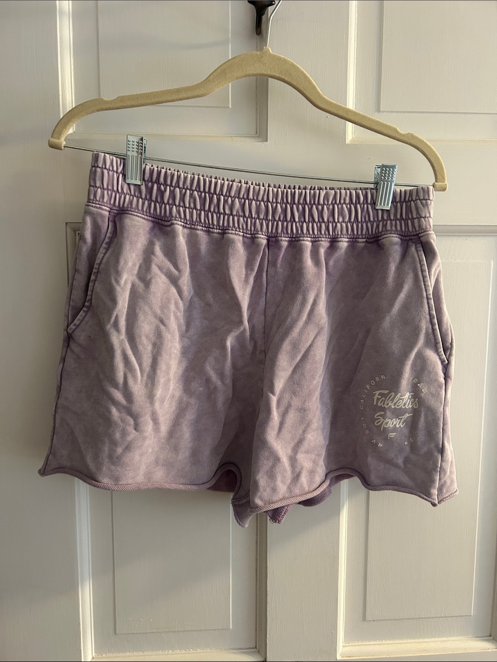 Fabletics Lavender Athletic Shorts